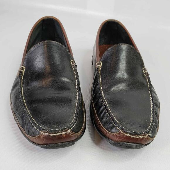 Allen Edmonds Loafers Men Size 11.5 Black Leather Slip On Boulder Dress Shoes main image 5